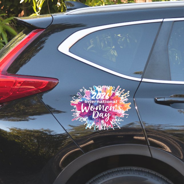 Adesivo International Women's Day 2026 Car Sticker (Lado do carro)
