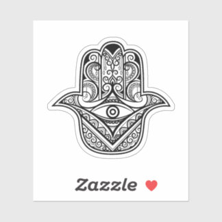 Adesivo Intricate Hamsa Hand Evil Eye Vinyl Sticker