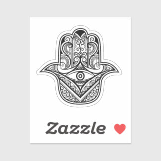 Adesivo Intricate Hamsa Hand Evil Eye Vinyl Sticker