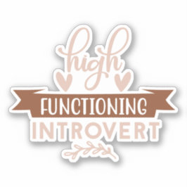 Adesivo Introdução de Alto Funcionamento