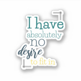 Adesivo Introduzido Humor