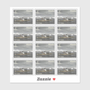 Adesivo Inuit Kayak - Postage do Alasca