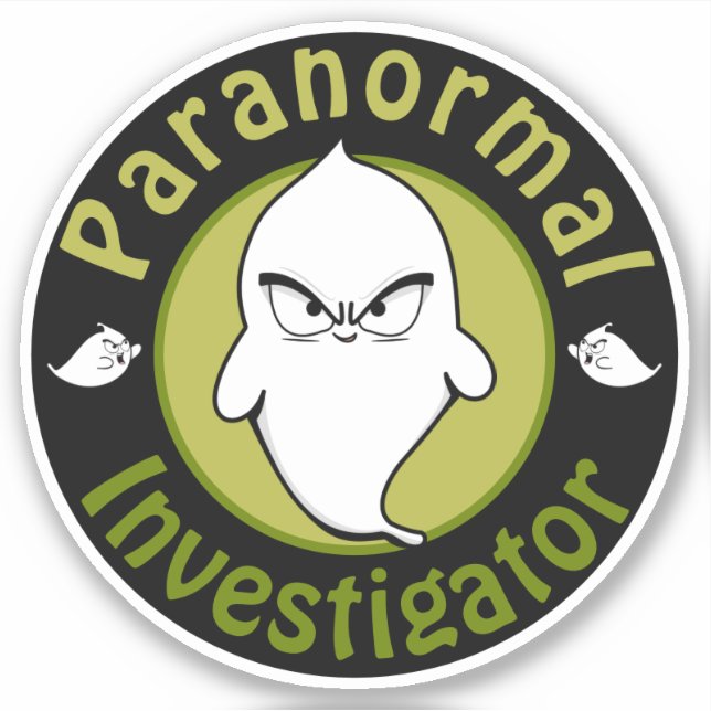 Adesivo Investigador Paranormal (Frente)