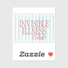 Adesivo 'Invisible Illness Club' Cute Spoonie Sticker