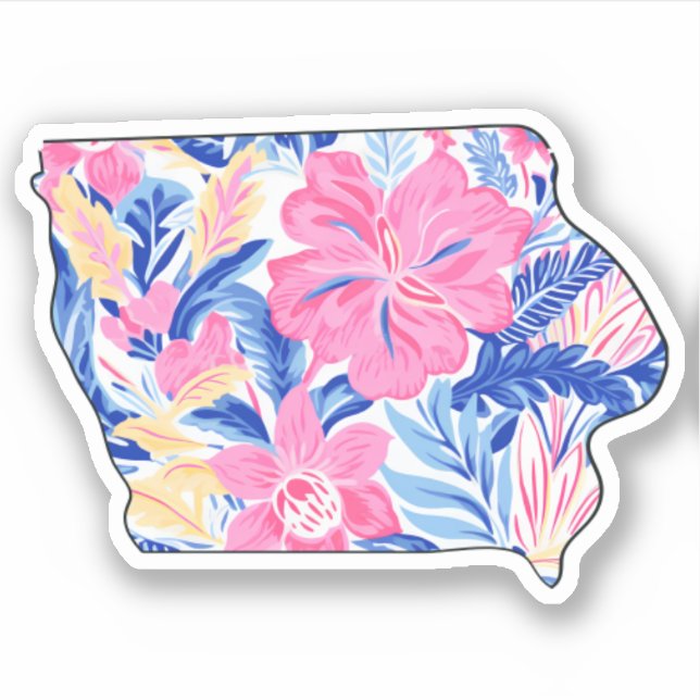 Adesivo Iowa - Summer Sticker - Lilly Inspirado (Frente)