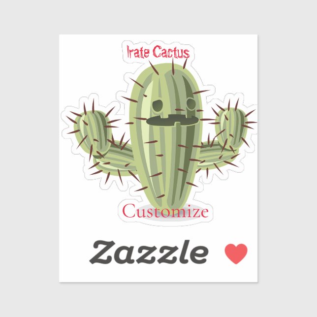 Adesivo Irate Rapidamente Cactus Thunder_Cove (Folha)