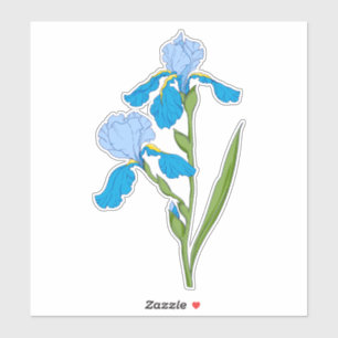 Adesivo íris azul