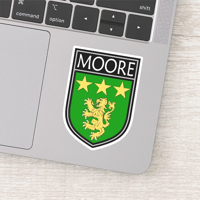 Adesivo Irish Clan Crest - Moore (Detalhe)