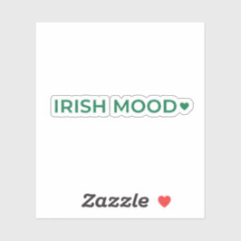 Adesivo Irish Mood Modern Minimalist Wide Text Sticker