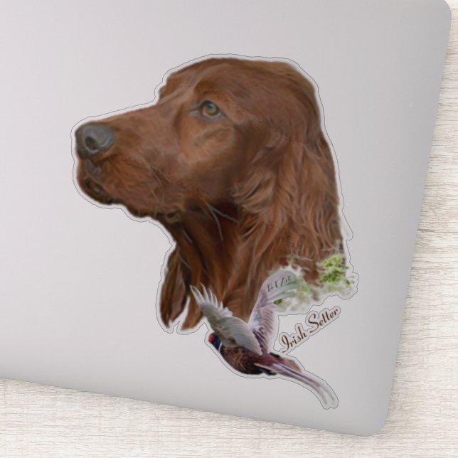 Adesivo Irish Setter (Detalhe)