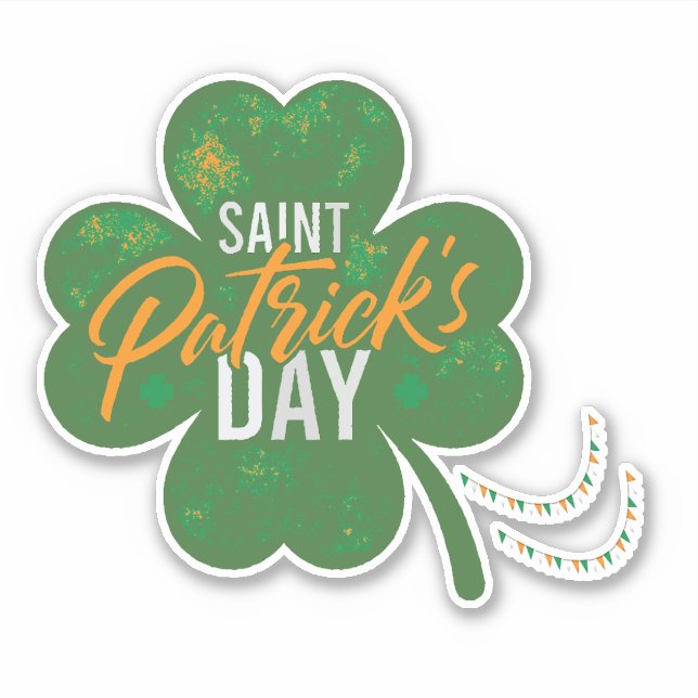 Adesivo irlandês engraçado (Frente)