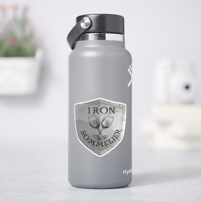 Adesivo Iron Sommelier Wine Lover (HidroFlask)