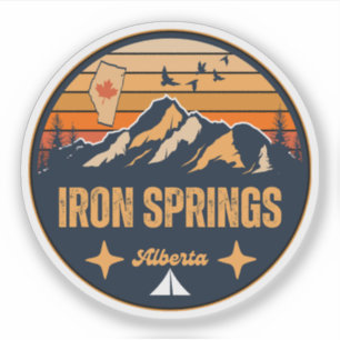 Adesivo Iron Springs, Alberta