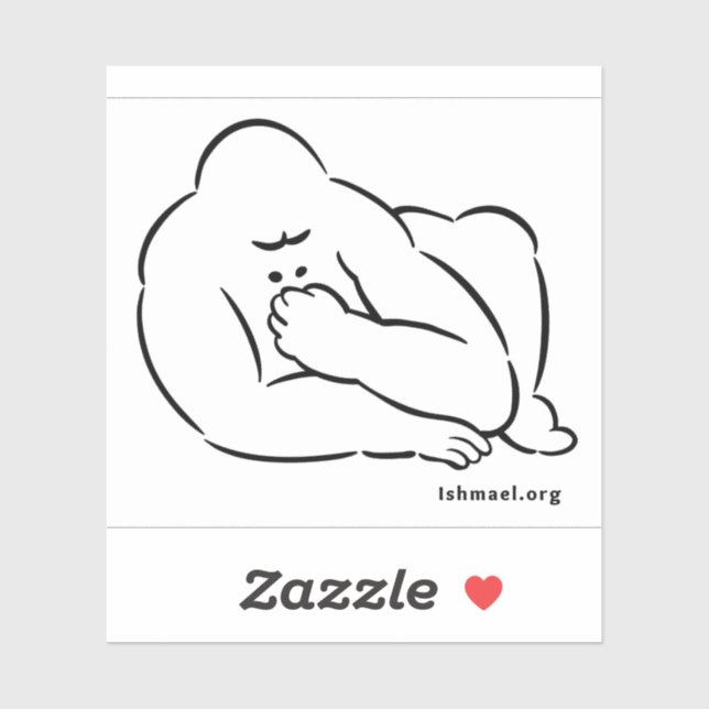 Adesivo Ishmael Sticker bu Daniel Quinn (Folha)