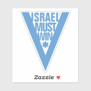 ADESIVO ISRAEL DEVE GANHAR