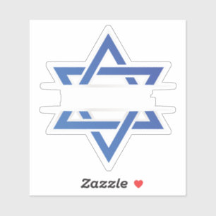 Adesivo Israel Star Of David Flag