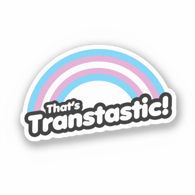 Adesivo Isso é Transtástico (Frente)