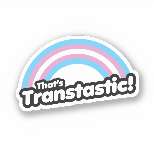 Adesivo Isso é Transtástico (Frente)