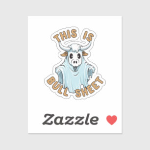 Adesivo Isto é folha de touro - folha de touro engraçada