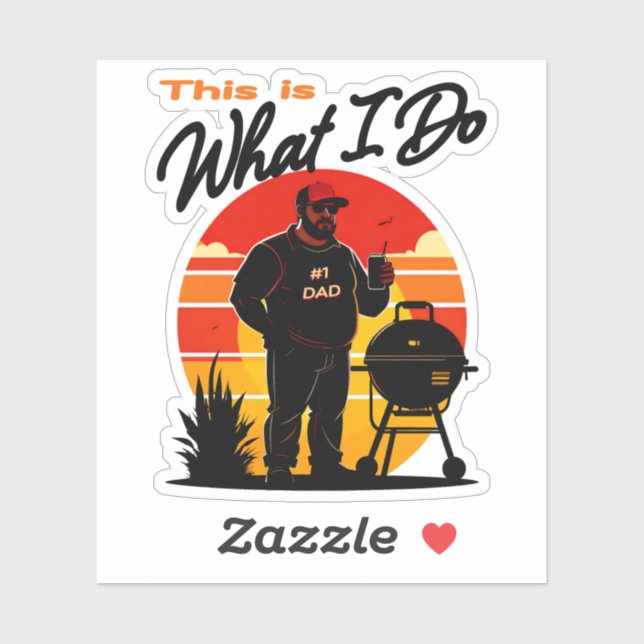 Adesivo Isto é o que eu faço (Folha)