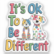 It's ok to be different
