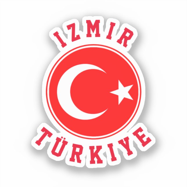 Adesivo Izmir, Turquia (Frente)