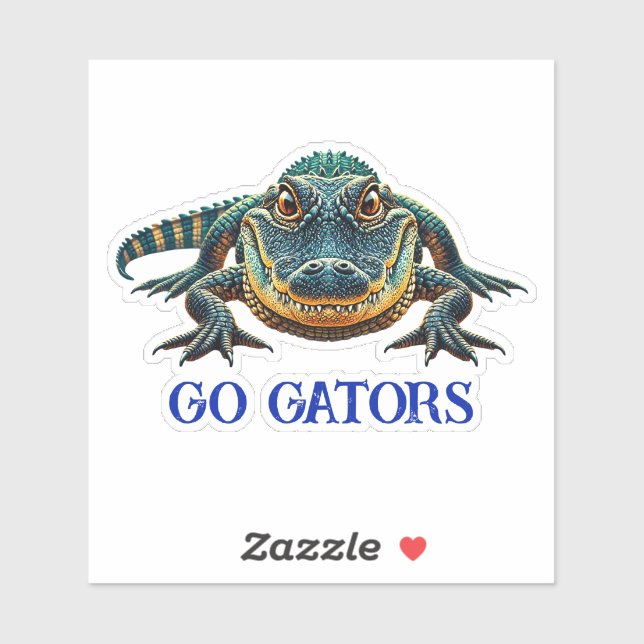 Adesivo Jacaré – Vamos Gators (Folha)