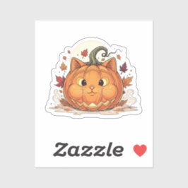Adesivo Jack-O’-Brit - Pumpkin British Shorthair Cat