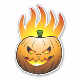 Adesivo Jack O'lantern Halloween Pumpkin