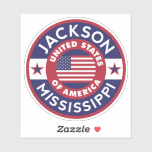 Adesivo JACKSON, Mississippi