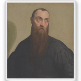 Adesivo Jacopo Bassano - Retrato de um Homem Carbusto