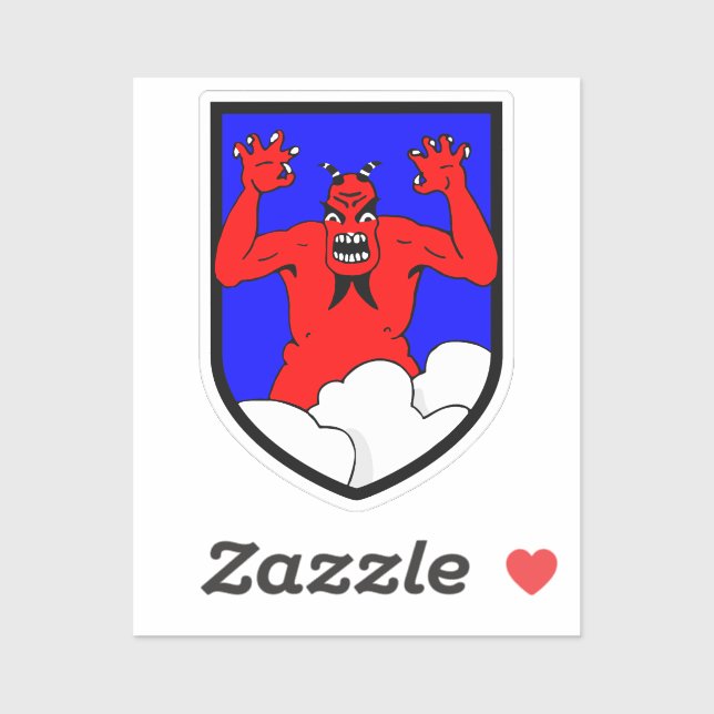 Adesivo Jagdgeschwader 1 (JG 1) Oesau Stab I Gruppe I (Folha)