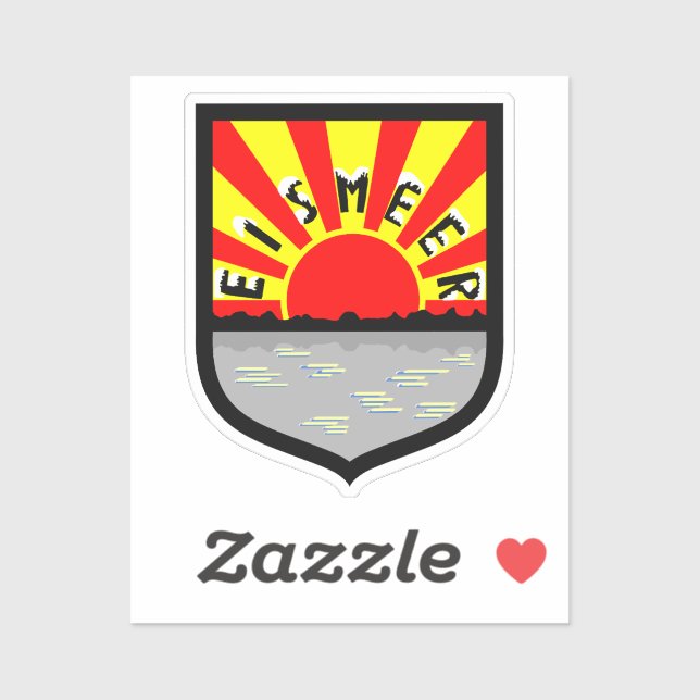 Adesivo Jagdgeschwader 5 (JG 5) Gruppe I Emblem - Eismeer (Folha)