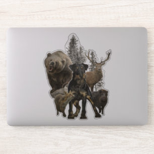 Adesivo Jagdterrier, Terrier Sticker de Caça Alemã