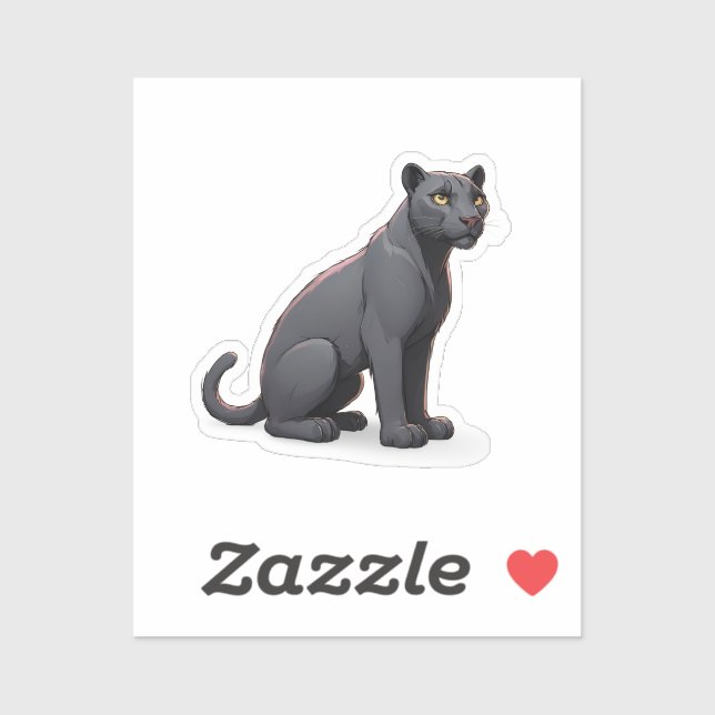 Adesivo Jaguar Panther (Folha)