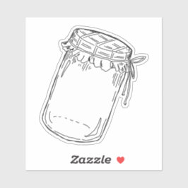 Adesivo Jam Jar Sticker
