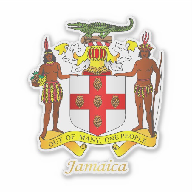 Adesivo Jamaica COA (Frente)