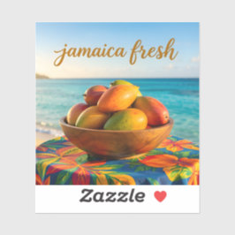 Adesivo Jamaica fresh mango by the sea