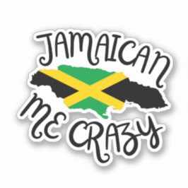 Adesivo Jamaican Me Crazy