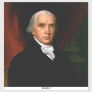 Adesivo James Madison, o 4º Presidente: América Colonial