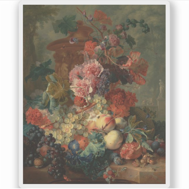 Adesivo Jan van Huysum - Fruta Piece (Frente)