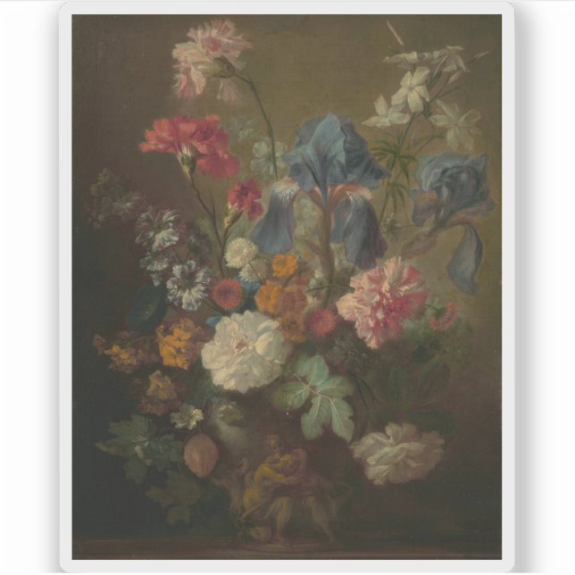 Adesivo Jan van Huysum - Vase das Flores (Frente)