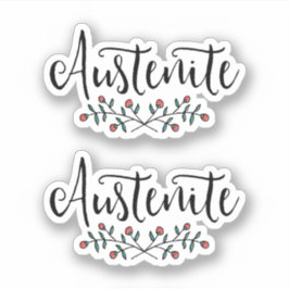 Adesivo Jane Austen Floral Austenite