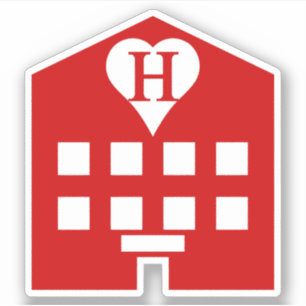 Adesivo Japonês Emoji do hotel do amor