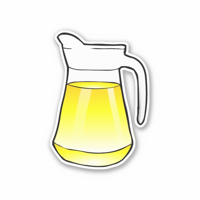 Adesivo Jarra de suco com limonada (Frente)