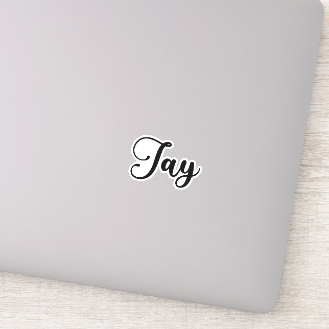 Adesivo Jay Name - Caligrafia manuscrita (Detalhe)