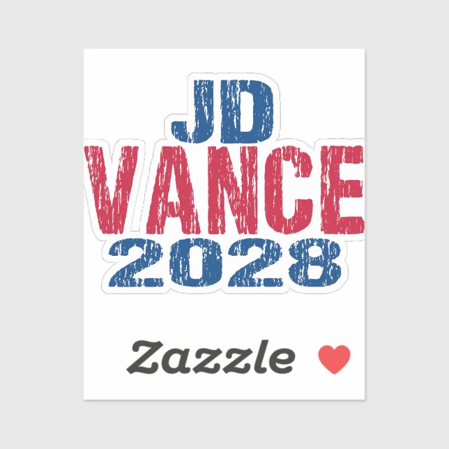 Adesivo JD Vance 2028 (dis) (Folha)