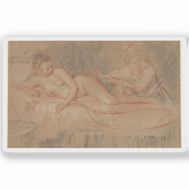 Adesivo Jean-Antoine Watteau - A Solução (Frente)