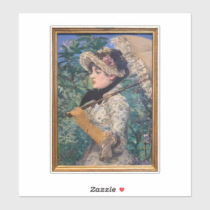 Adesivo jeanne (Primavera) Por Édouard Manet