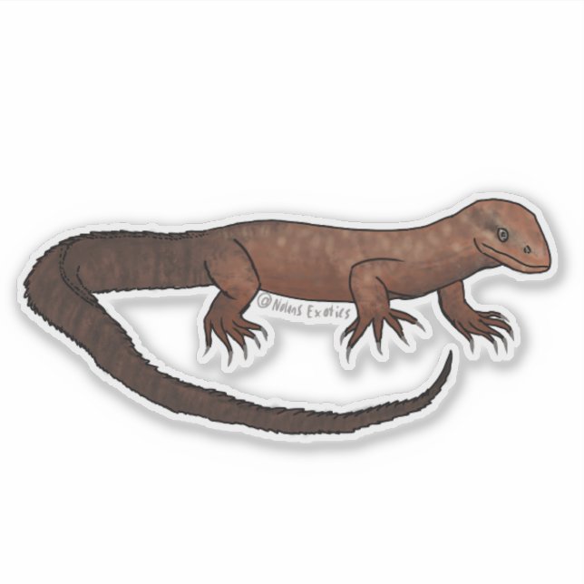 Adesivo Jeff the Ackie vinyl sticker  (Frente)